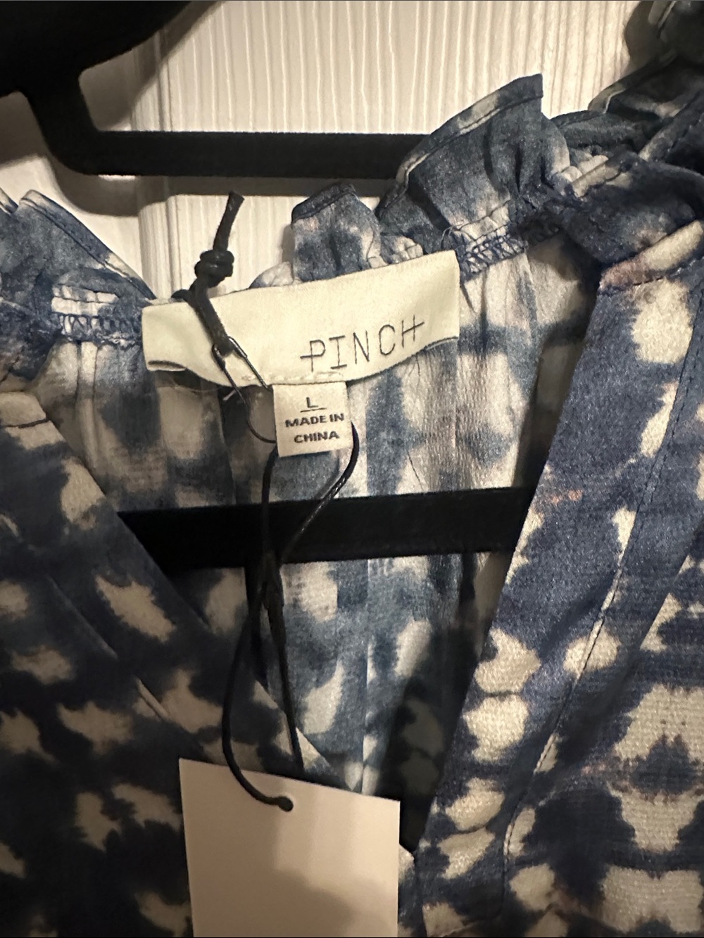 Pinch Blue and White Tie-Dye Maxi Dress - Picture 2 of 3